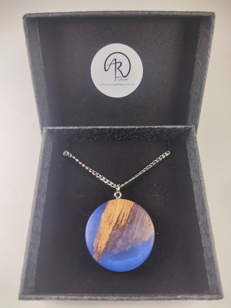 Pendentif Dyomata Bleu
